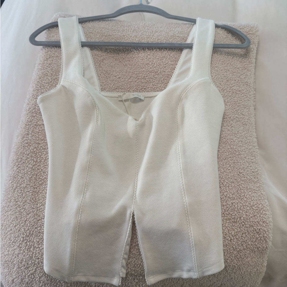 Zara Picot Corset Top NWT Size S